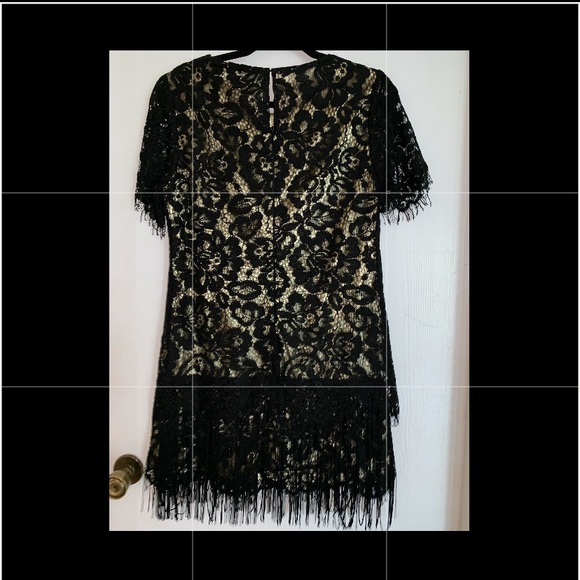 Black gold mini dress - Picture 2 of 5